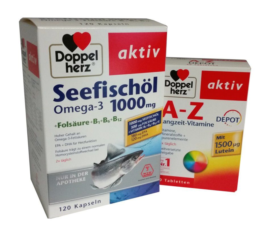 Sparset: Seefischöl Omega-3 Kapsl. + A-Z Depot Tabl.